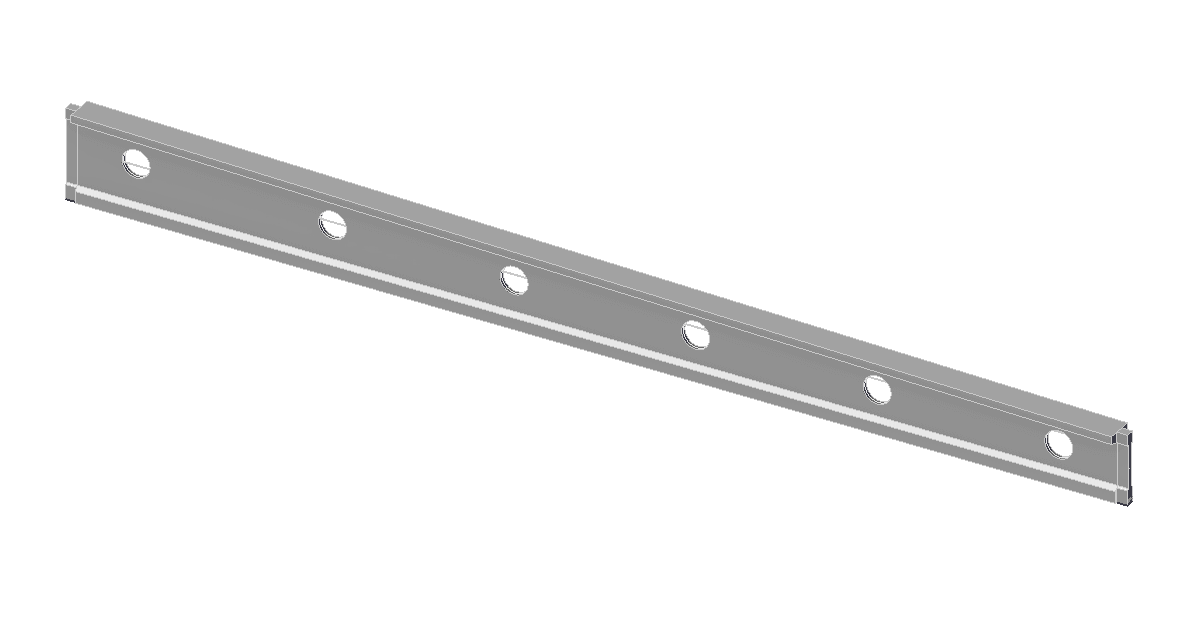 Gevouteter vorgespannter Dachbalken