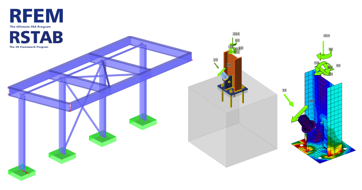 Collegamento BIM di RFEM/RSTAB per la progettazione delle connessioni in acciaio (EN)