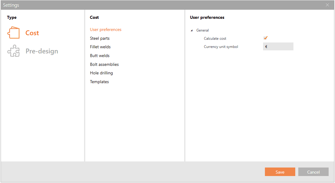 Cost estimation