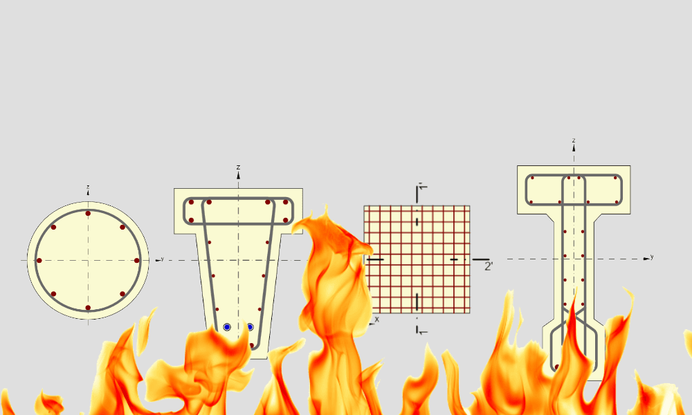 Feuerwiderstand von Stahlbetonabschnitten