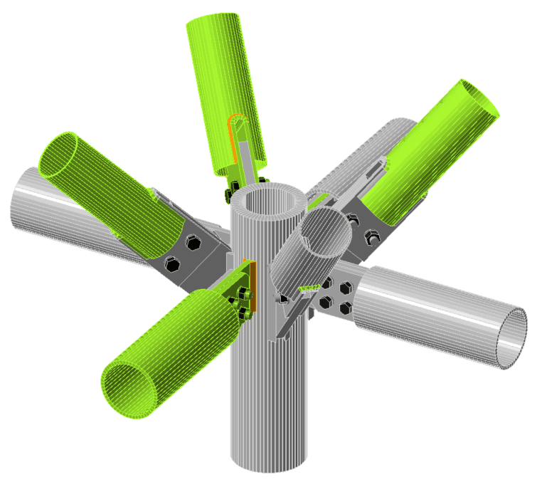 3D verbindingen met holle doorsnedes